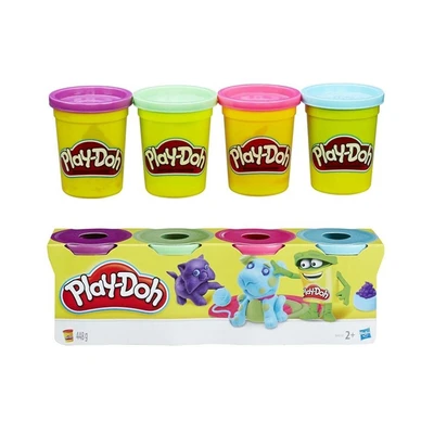 Gambar Play Doh Set 4 Pcs Classic Color 5517 Random