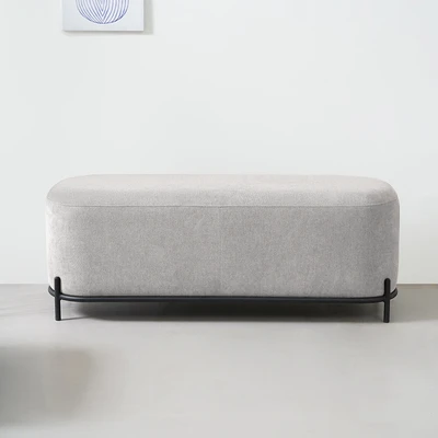 Gambar Informa Snowden Bangku Bench Fabric - Abu-Abu