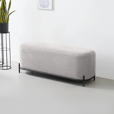 Gambar Informa Snowden Bangku Bench Fabric - Abu-Abu