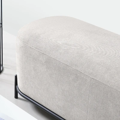 Gambar Informa Snowden Bangku Bench Fabric - Abu-Abu