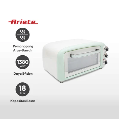 Gambar Ariete 18 Ltr Oven Toaster Vintage - Hijau