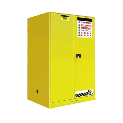 Gambar Krisbow 227 Ltr Flammable Lemari Kabinet 2 Pintu - Kuning