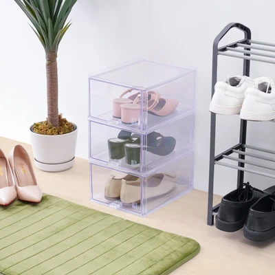 Gambar Boxbox Kotak Sepatu Wanita Set 3 pcs