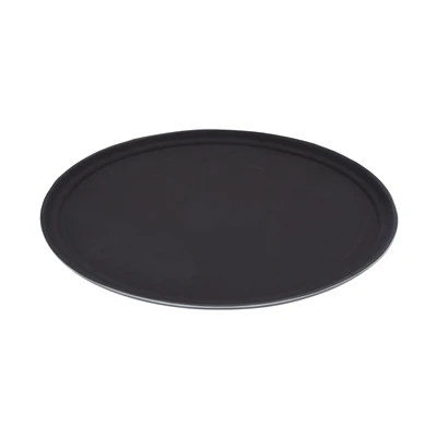 Gambar Kris Nampan Saji Plastik Oval 56x68.5 cm - Cokelat
