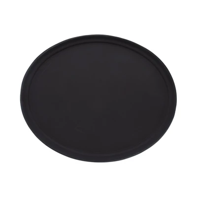 Gambar Kris Nampan Saji Plastik Oval 56x68.5 cm - Cokelat