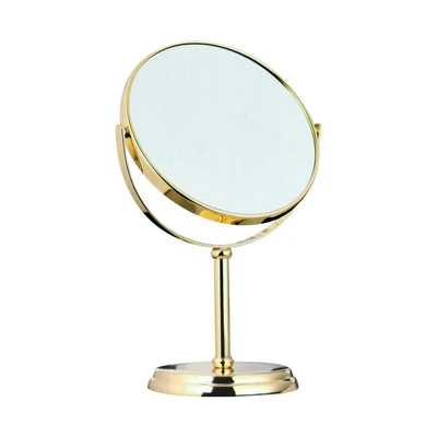 Gambar Informa Cermin Meja Rias 2x Magnifying Besi 17x1.2x30 cm - Gold