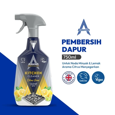 Gambar Astonish Citrus Grove Pembersih Noda Lemak Minyak & Kotoran Membandel Dapur 750 ml