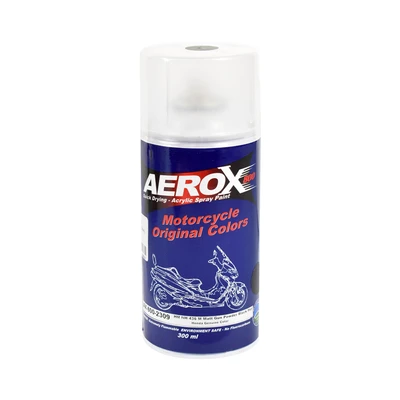 Gambar Aerox Cat Semprot Motor Matt 300 Ml - Hitam Metalik