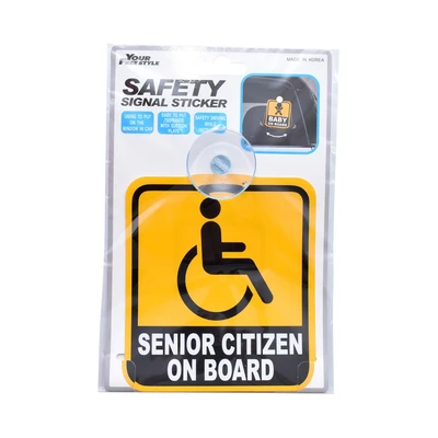 Gambar Carex Stiker Mobil Senior Citizen On Board