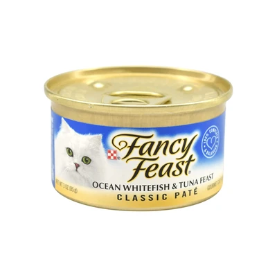 Gambar Fancy Feast 85 Gr Makanan Kucing Basah Ocean Whitefish