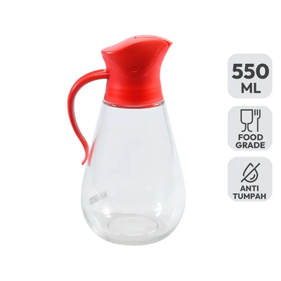 Gambar Kris Botol Minyak Tutup Auto Flip 550 ml - Merah