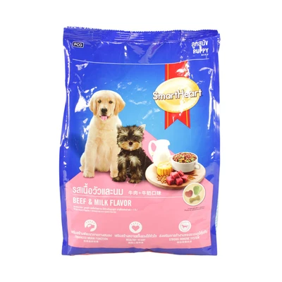 Gambar SmartHeart Makanan Anjing Kering Puppy Beef & Milk 1.5 kg