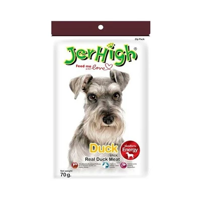 Gambar JerHigh Camilan Anjing Duck 70 gr