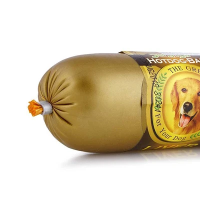 Gambar JerHigh Camilan Anjing All Breeds Hotdog Liver Bar 150 gr
