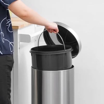 Gambar Informa Tempat Sampah 30 Ltr Stainless Slow Close - Silver