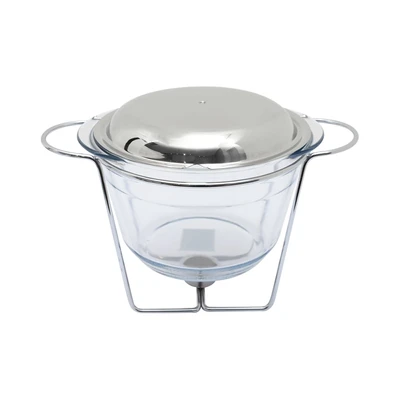Gambar Appetite Casserole Penghangat Makanan Kaca Ellipse 4 Liter Transparan