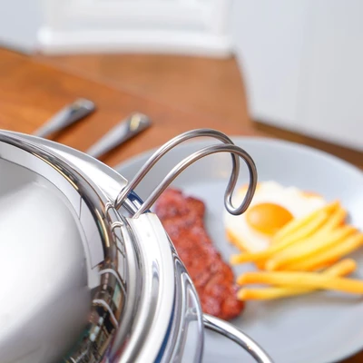 Gambar Appetite Casserole Penghangat Makanan Kaca Ellipse 4 Liter Transparan