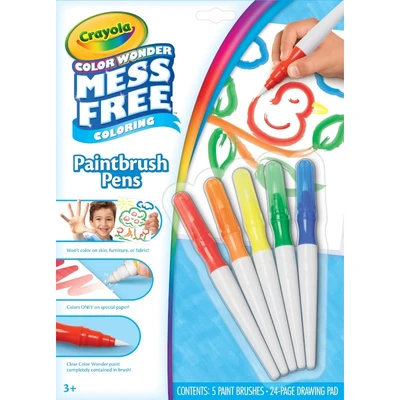 Gambar Crayola Spidol Mess Free Paint Brushes 12 Pk
