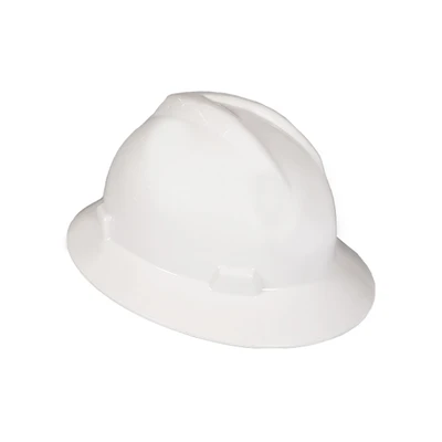 Gambar Krisbow Full Brim Helm Pengaman Hdpe - Putih