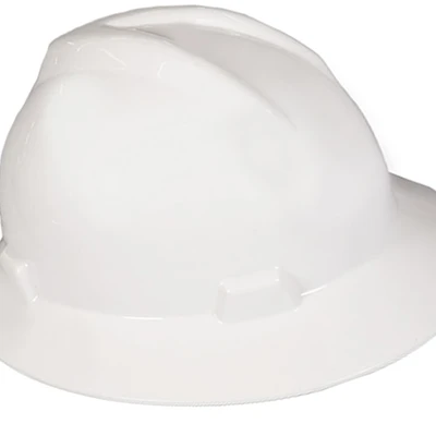 Gambar Krisbow Full Brim Helm Pengaman Hdpe - Putih