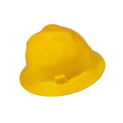 Gambar Krisbow Full Brim Helm Pengaman Hdpe - Kuning