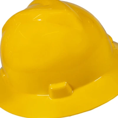 Gambar Krisbow Full Brim Helm Pengaman Hdpe - Kuning