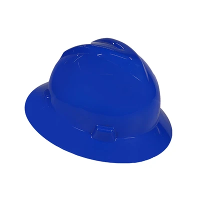Gambar Krisbow Full Brim Helm Pengaman Hdpe - Biru