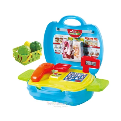 Gambar Playgo Playset 17 Pcs My Carry Along Market 2786