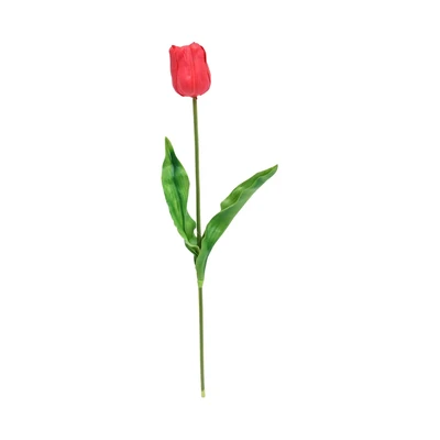 Gambar Arthome Bunga Artifisial Single Tulip 25x25x60 cm - Merah