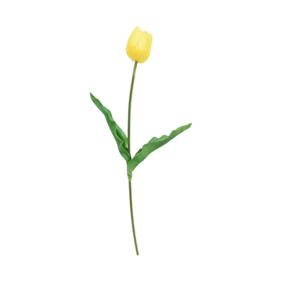 Gambar Arthome Bunga Artifisial Single Tulip 17x17x51 cm - Kuning