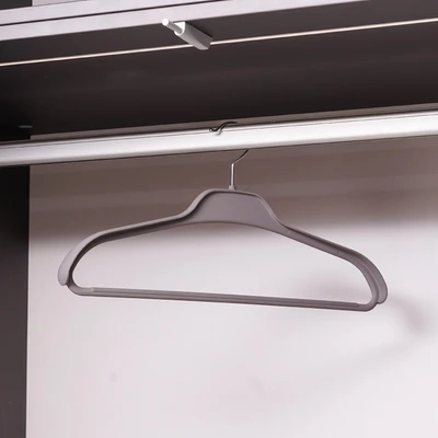 Gambar Stora Hanger Jaket ABS Dengan Rubber Coated 45 cm - Abu-Abu