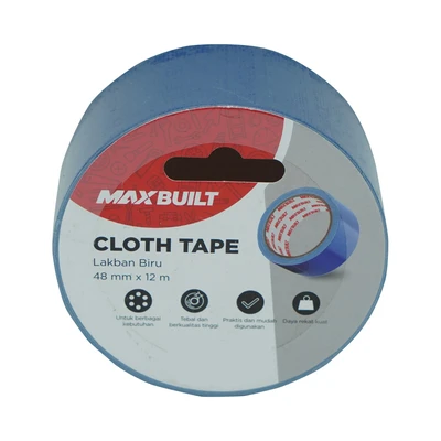 Gambar Maxbuilt Lakban 4.8 cm x 12 Mtr - Biru