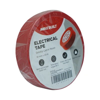 Gambar Maxbuilt Isolasi Listrik PVC 1.9cmx20Mtr - Merah