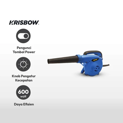 Gambar Krisbow Blower Elektrik 600 Watt - Biru