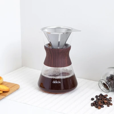 Gambar Delicia 880 Ml Coffee Maker Manual Brew