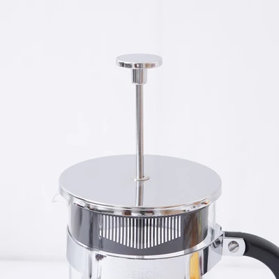 Gambar Delicia Teko Kopi Kaca French Press 1 Liter - Silver