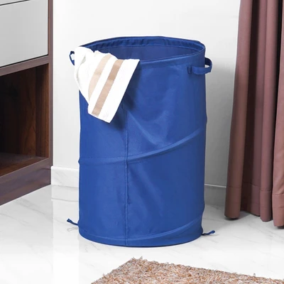 Gambar Stora 38x38x58 Cm Keranjang Laundry Lipat - Biru