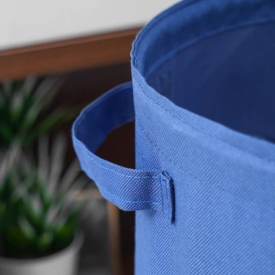 Gambar Stora 38x38x58 Cm Keranjang Laundry Lipat - Biru