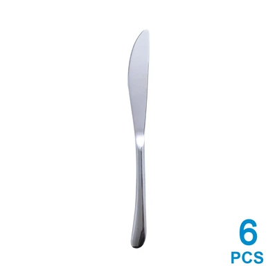 Gambar Delicia Pisau Makan Set 6 pcs ET-1012 - Silver