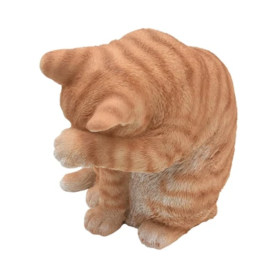 Gambar Arthome Garden Patung Taman Kucing American - Orange