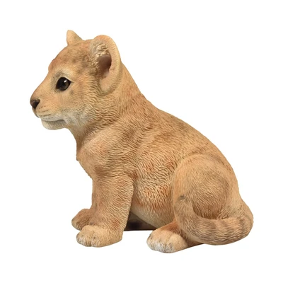 Gambar Kris Garden Patung Taman Baby Lion 15 Cm