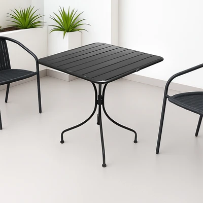 Gambar Soleil Truro Meja Teras 70 cm - Hitam