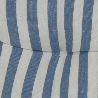 Gambar Arthome Bantal Alas Duduk Stripe 40x40 cm - Biru Muda
