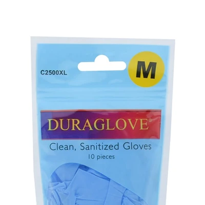Gambar Duraglove Sarung Tangan Karet Nitrile Ukuran M - Biru