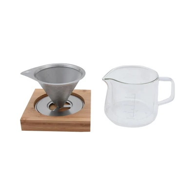 Gambar Delicia 350 Ml Set Teko Pour Over Coffee Maker