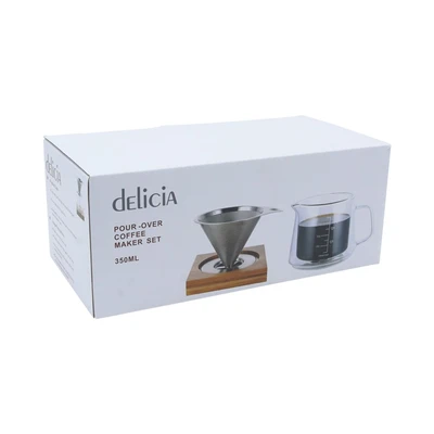 Gambar Delicia 350 Ml Set Teko Pour Over Coffee Maker