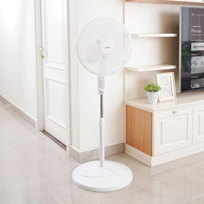 Gambar Kris Kipas Angin Berdiri 16 Inch 40 Watt - Putih