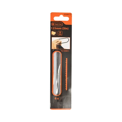 Gambar Tactix Set Mata Gergaji Ukir Kayu 12.5 cm 6 Pcs