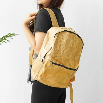 Gambar Ataru Tas Ransel Lipat Tyvek - Cokelat