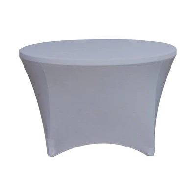 Gambar Soleil Taplak Meja Elastis Round 115x115 cm - Putih